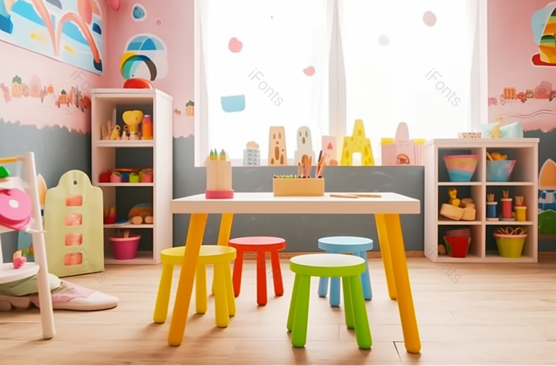 清新高书架幼儿园兴趣班培训机构彩色活动室绘画室实拍,高清,摄影图,摄影图片,图片大全,摄影图免费下载